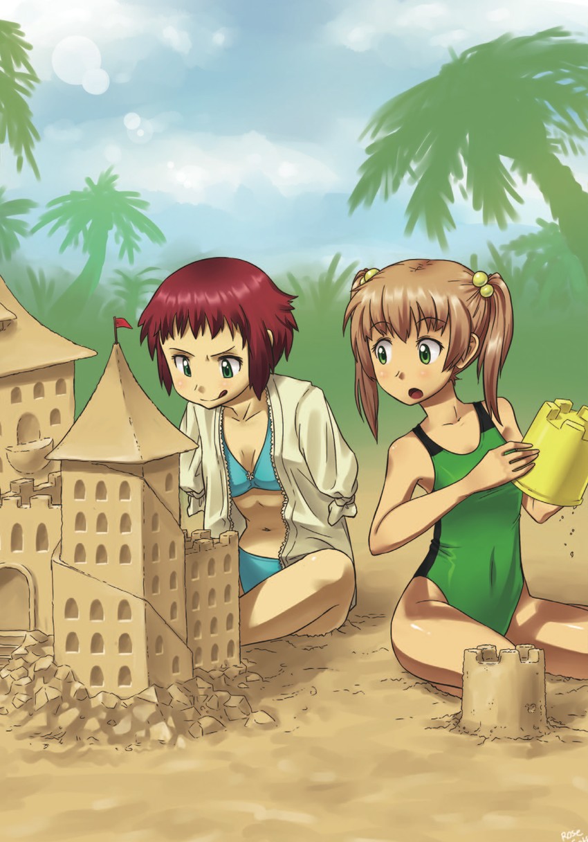 tezuka rin and ibarazaki emi (katawa shoujo) drawn by pimmy Danbooru