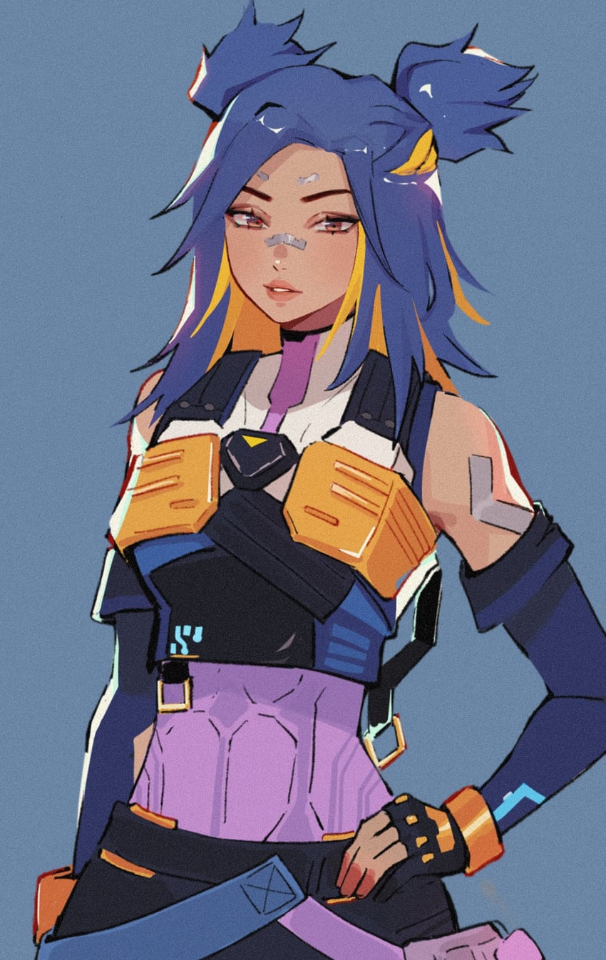 neon (valorant) drawn by hyoon_(sockgyu) | Danbooru