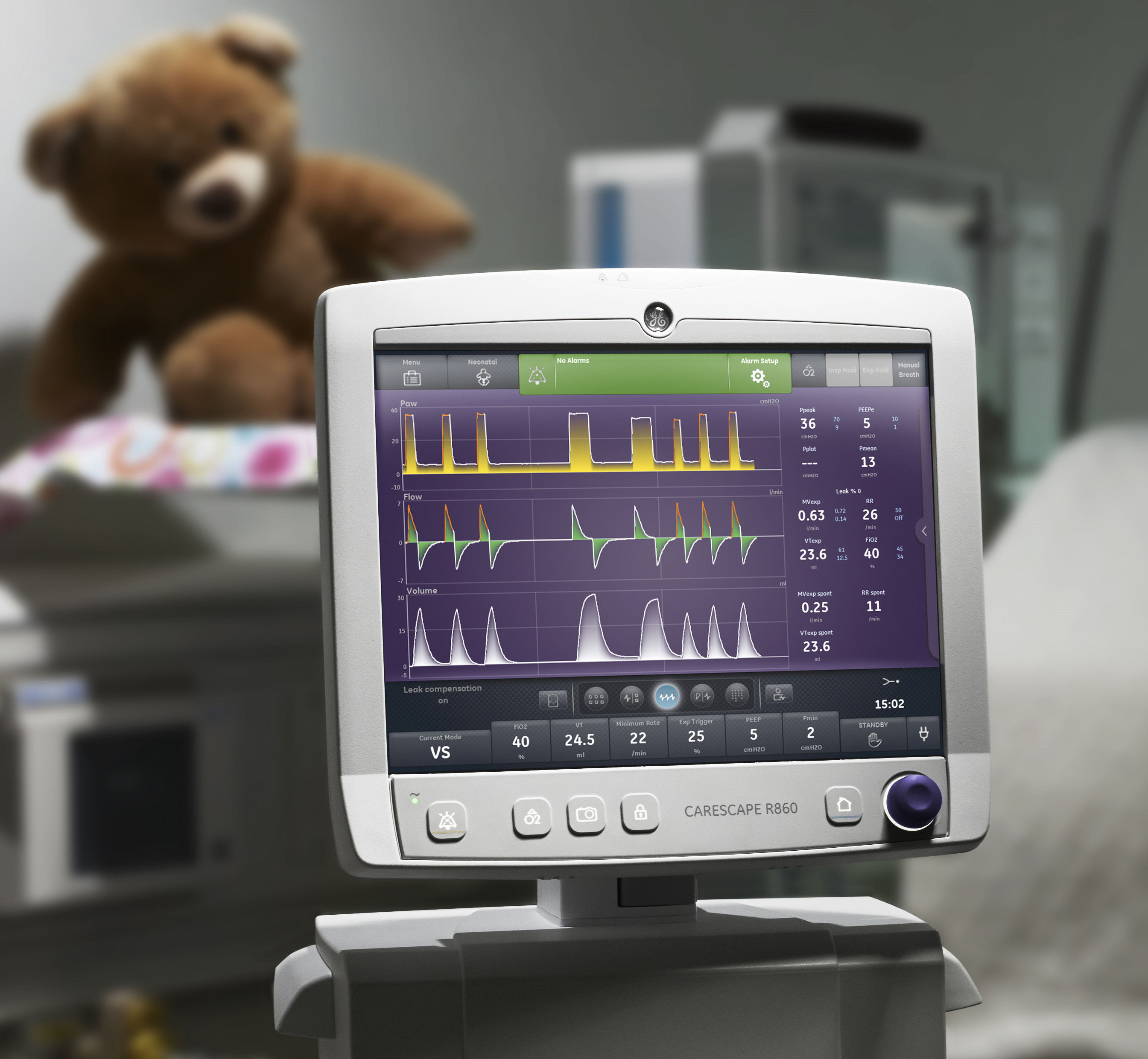 Ge Carescape R860 Nicu Ventilator Ventilator Model Information
