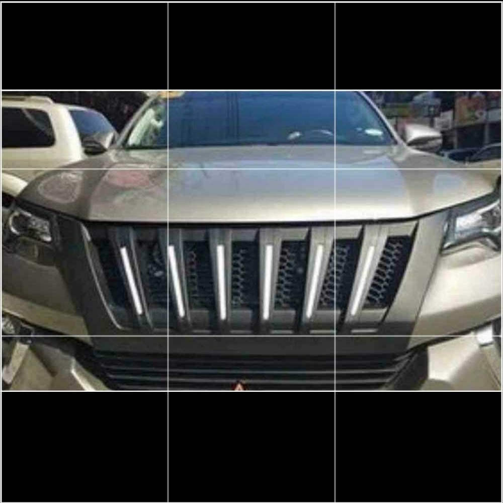 Order Fortuner Front Grill Modified With Led Online From car