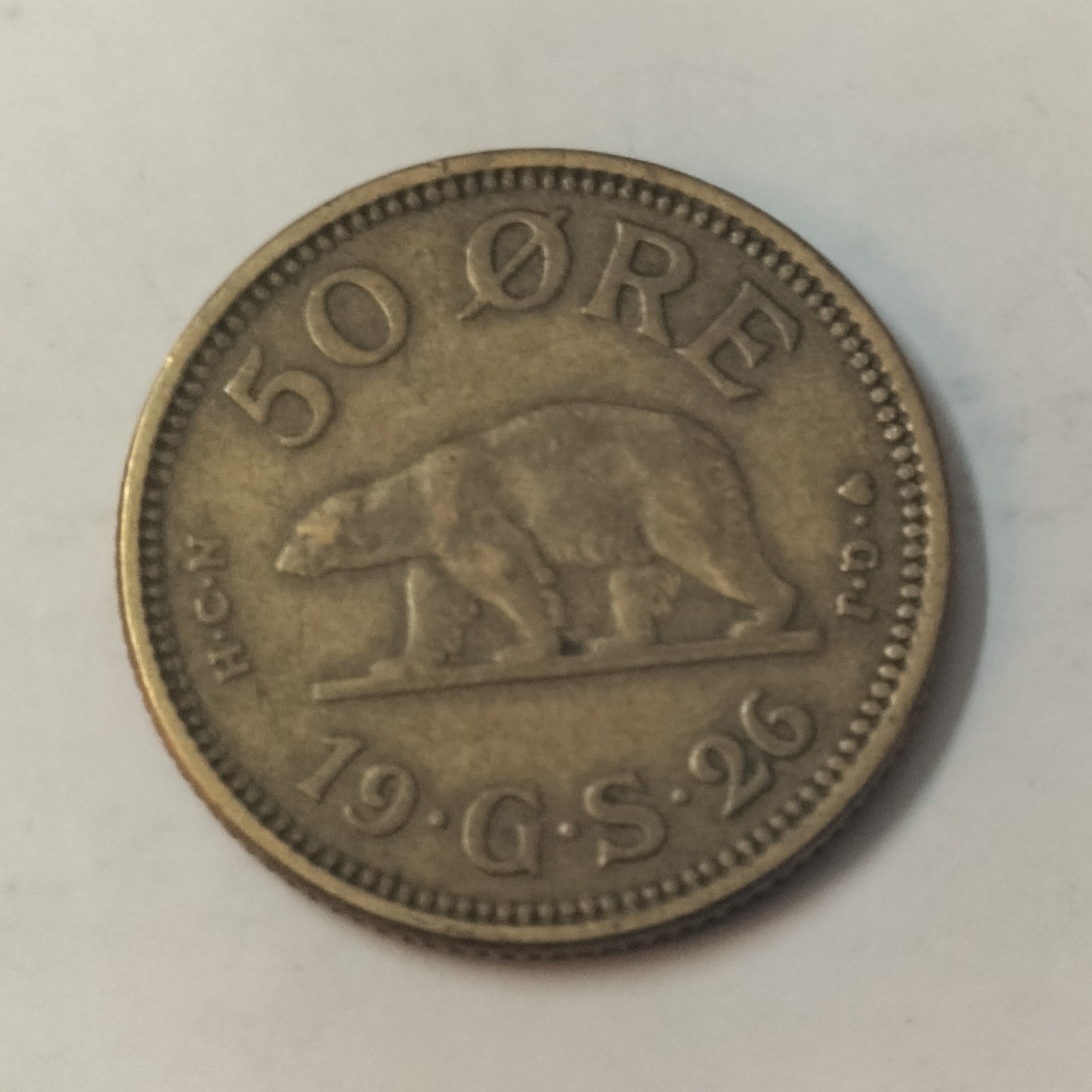 Order Greenland Island 50 Ore 1926 rare world coin Online From