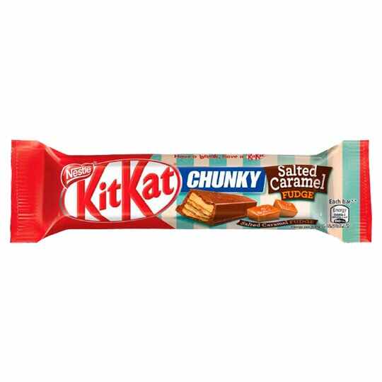 How Many Calories in a Kit Kat Chunky Caramel? Doughbies