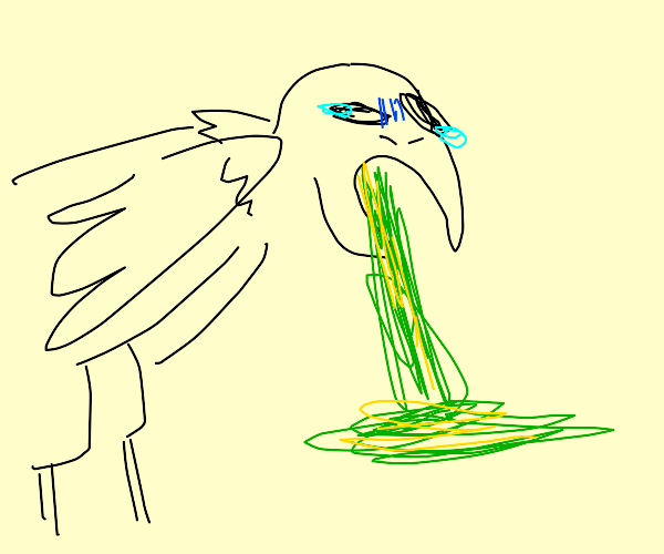 Bird Vomiting Drawception