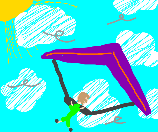 Parakeet jumping over a Match Drawception