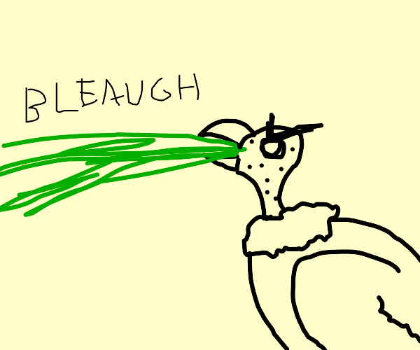 Vulture Vomiting Drawception
