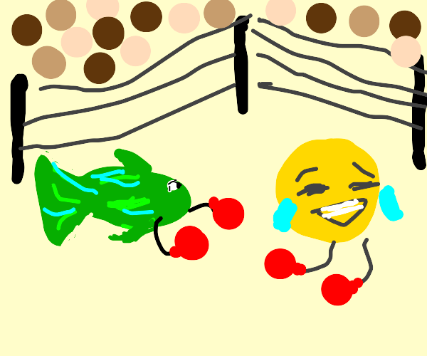 Fish vs Emoji Drawception
