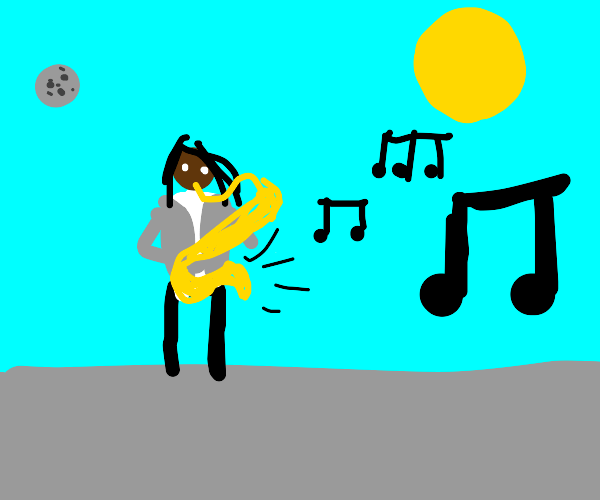 Saxophone Concept Art Drawception