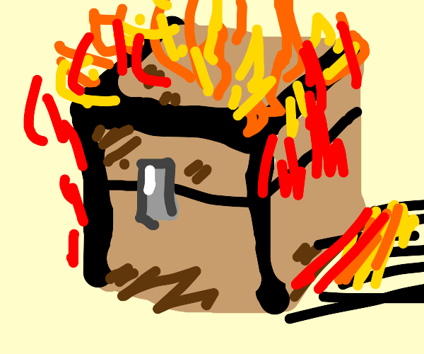 Chest in a Fire Drawception