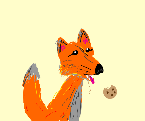 Fox eating a Potato Drawception
