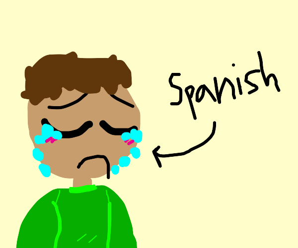 Cries in Spanish Drawception