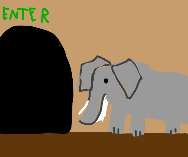 Towering Elephant Drawception