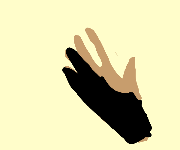 Artist wearing Gloves Drawception