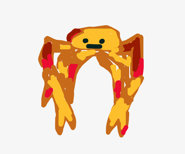 Spider wearing Pants Drawception