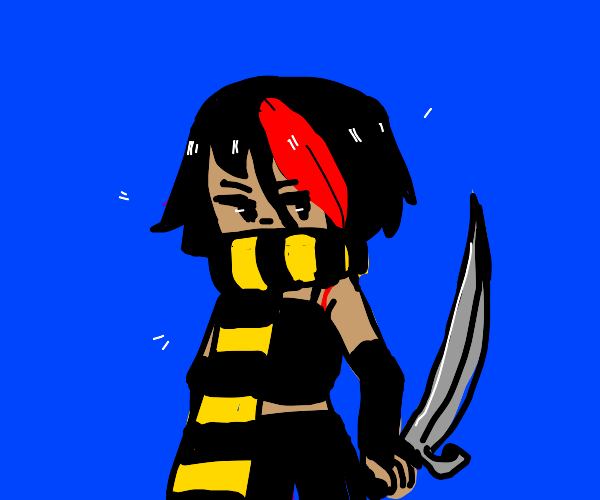 Knives Chau (Scott Pilgrim) Drawception