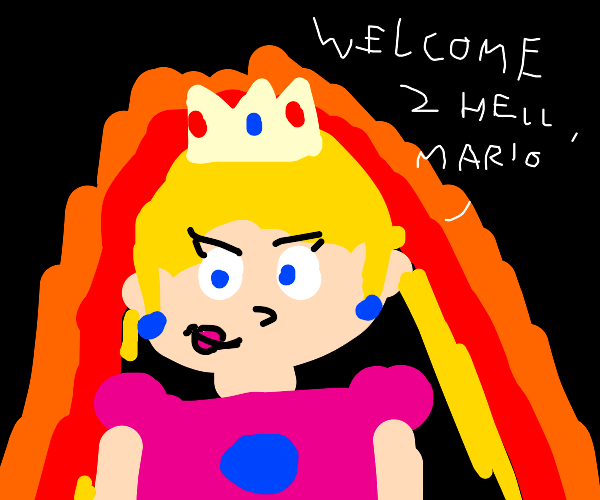 Peach from Hell Drawception