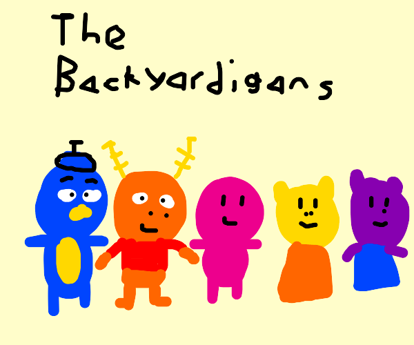 your backyard friends the backyardigains Drawception