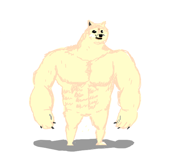 Buff dog Drawception