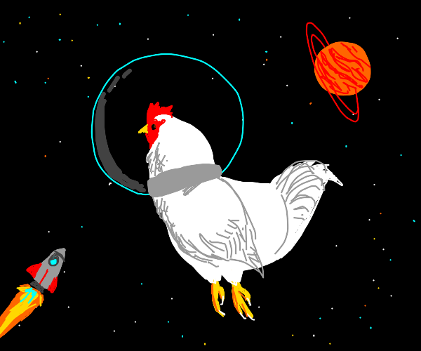 Space Chicken Drawception