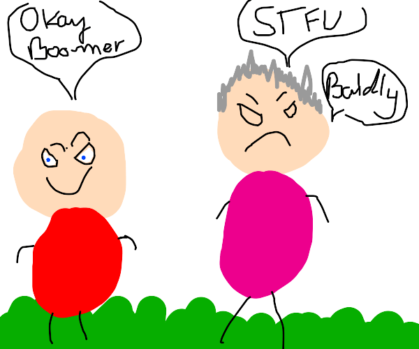 OK BOOMER (Deep fried Meme) Drawception