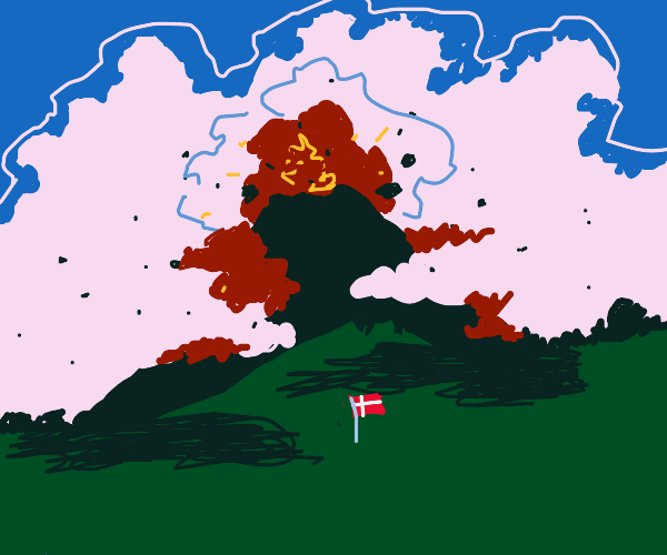 Danish Volcano Drawception
