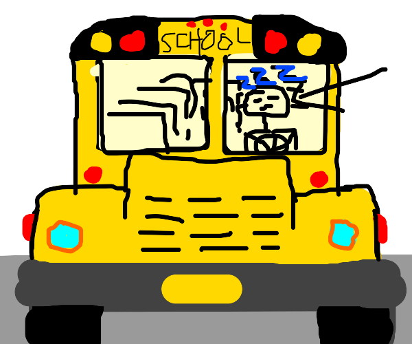 Sleepy Bus Driver Drawception
