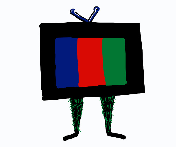 TV with legs - Drawception