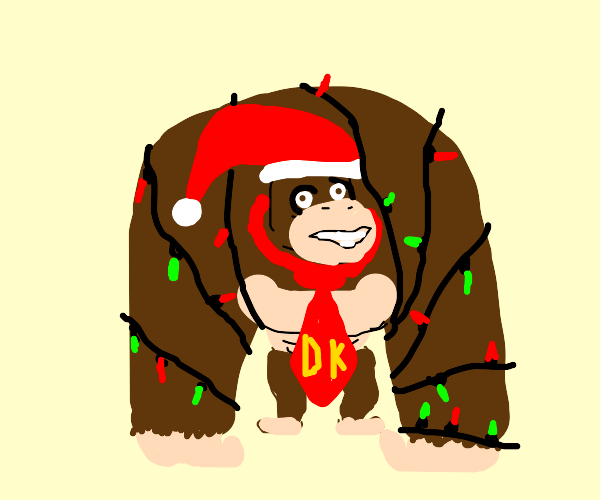 Angry yeti with a sweater Drawception