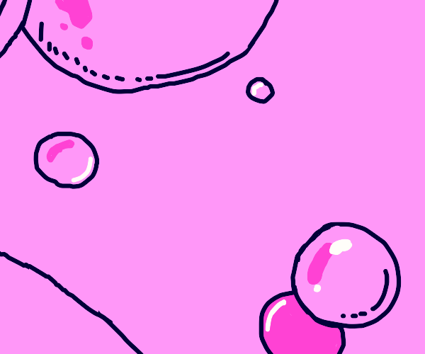 Pink bubbles Drawception