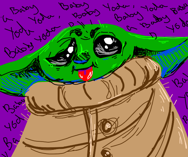 Baby Yoda? How about Baby Yoga. Drawception