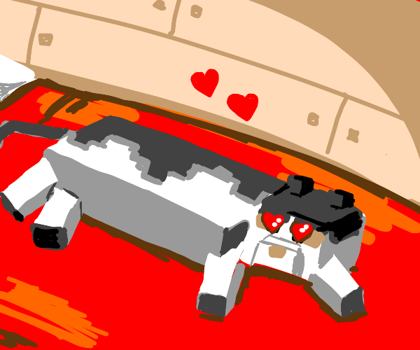 Minecraft Cat Drawception