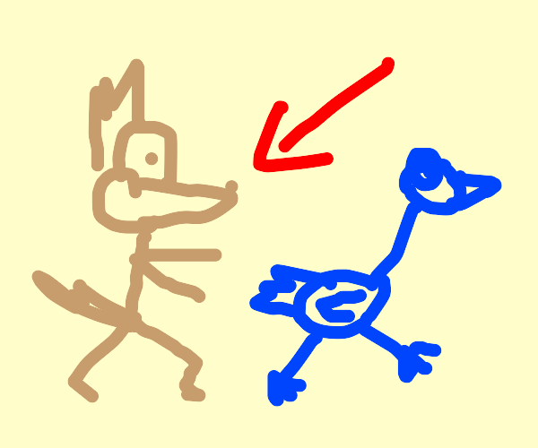 Roadrunner Photo Drawception