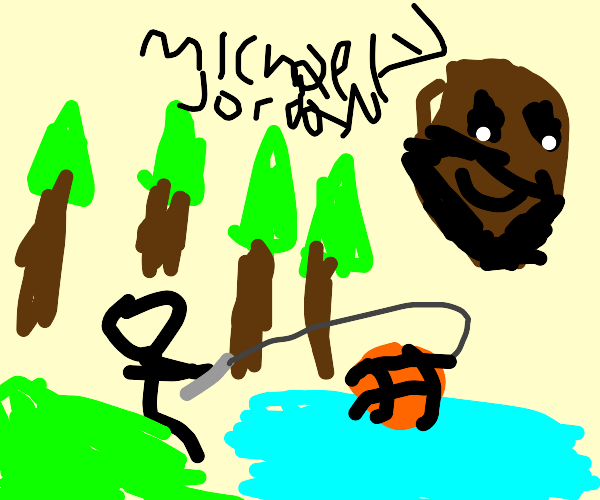 Fishing with a Basketball Drawception