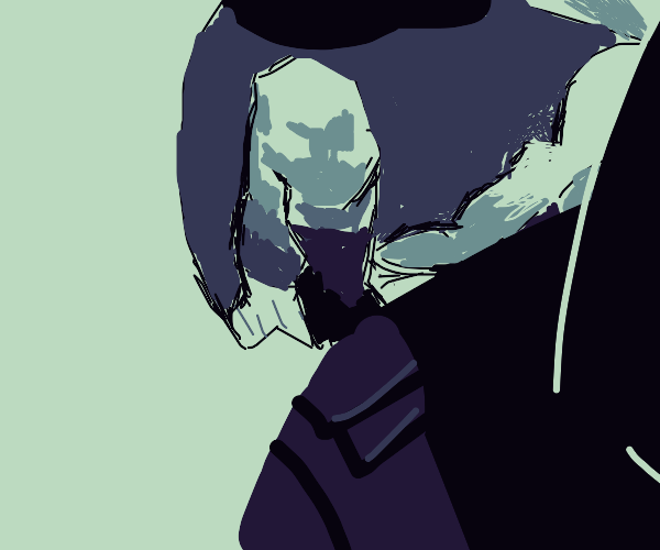 sad power ranger Drawception