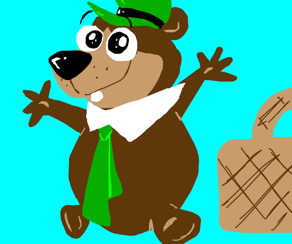 Baby Yogi Bear Drawception