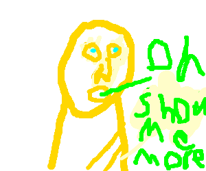 jerking off on chatroulett - Drawception