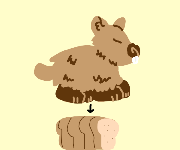 capybara loaf of bread Drawception