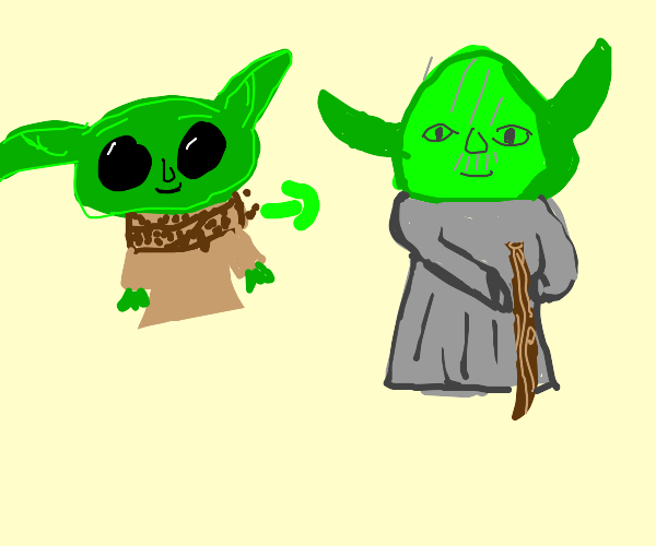 Baby yoda Drawception