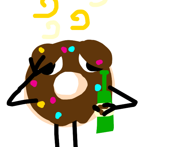 Alcoholic Donut Drawception