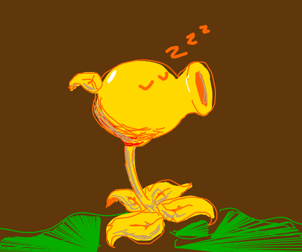peashooter sleeping Drawception