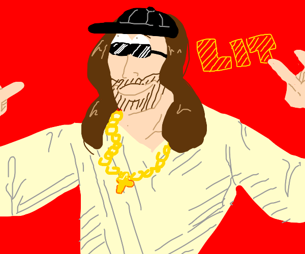 Jesus Christ with Sunglasses Drawception