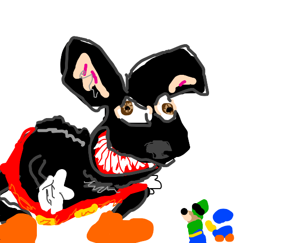 Creepy Mickey Mouse Drawception