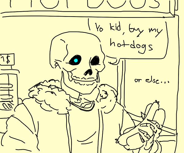 Sans Undertale Drawception