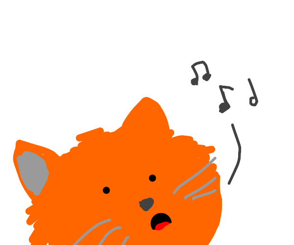 singing cat Drawception
