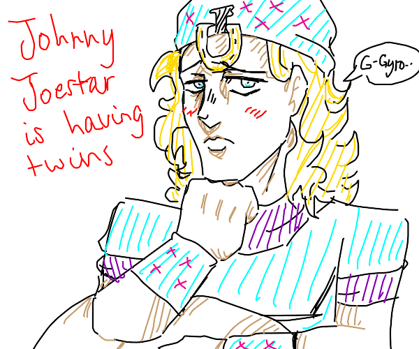 The Gyro x Johnny fanfic that noone asked for Drawception