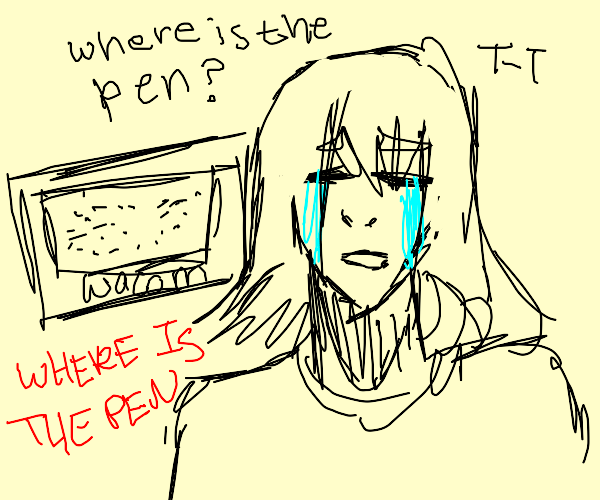 Lost Tablet Pen Drawception