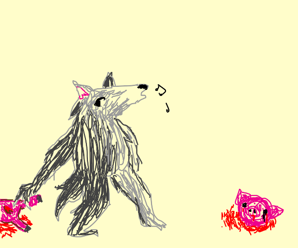 Squirrel in a Storm Drawception