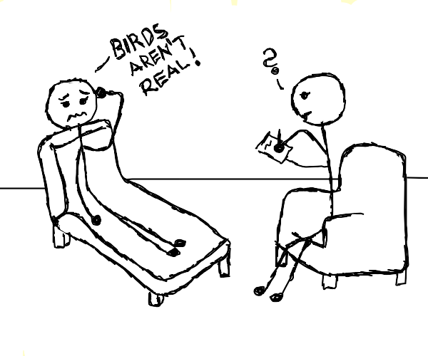 Therapist dreaming of French Fries Drawception