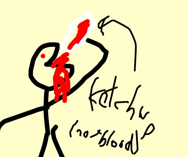 Scared Ketchup Drawception