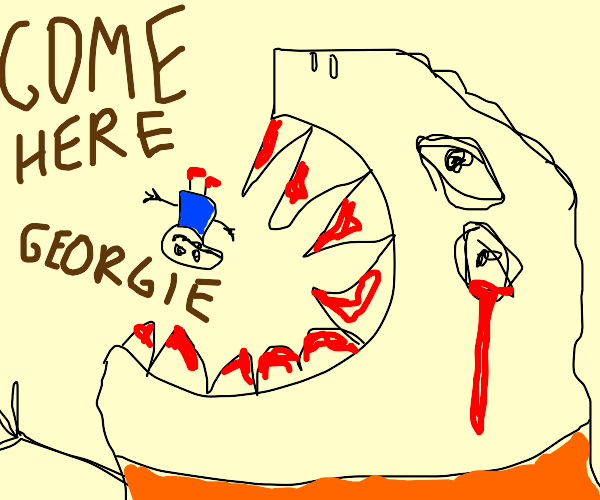 Peppa pig eats a Pig with her family Drawception