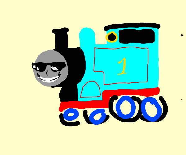 Train with Glasses Drawception
